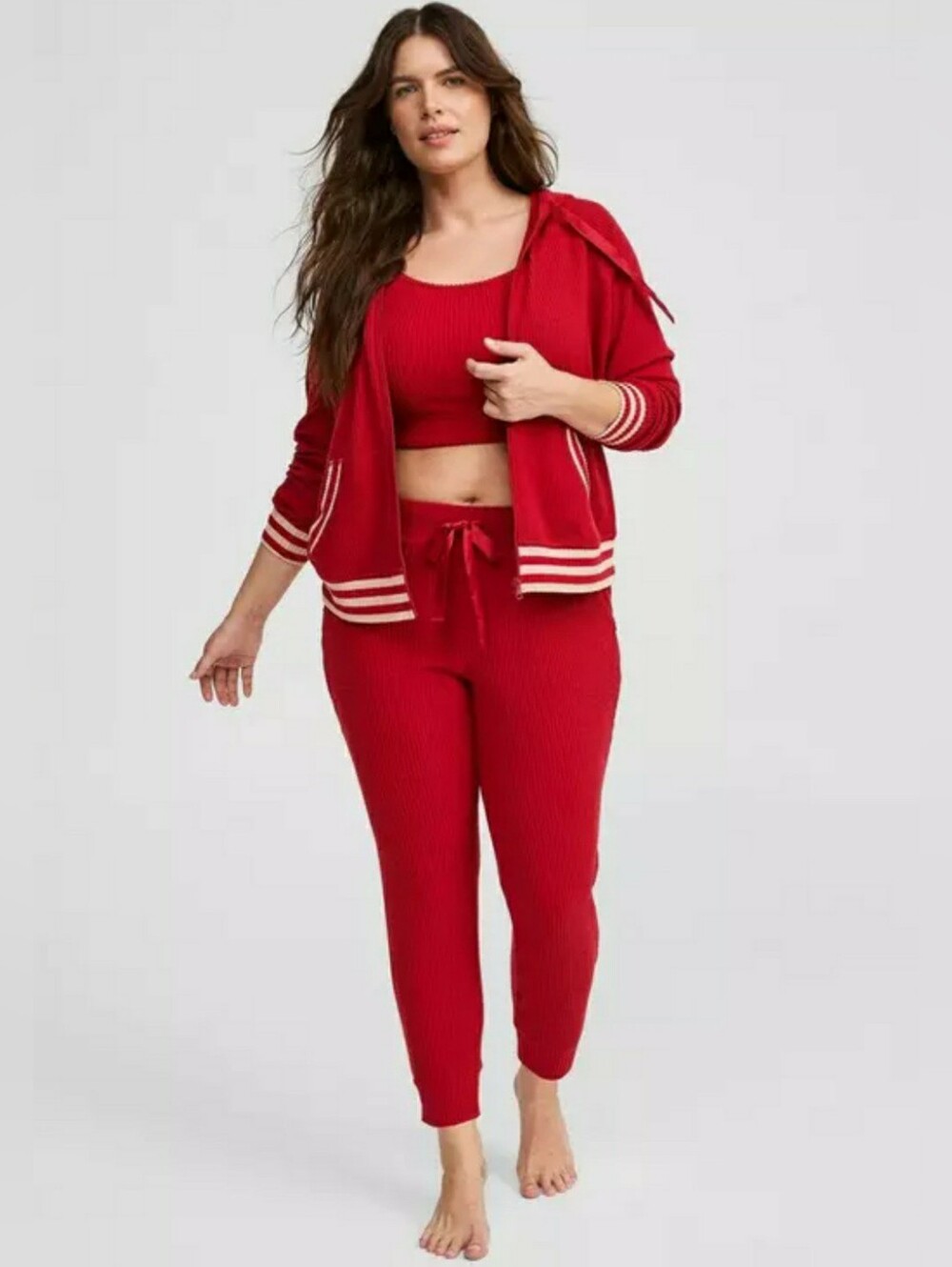 Torrid Zip Lounge Hoodie and Joggers Set